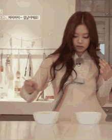 Jennie In Kitchen Jennie Making Food GIF