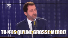 Christophe Castaner Grosse Merde GIF - Christophe Castaner Grosse Merde Khaled Freak GIFs