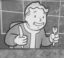 Fallout Vault Boy GIF - Fallout Vault Boy Hungry GIFs