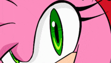 a close up of a cartoon character 's eyes