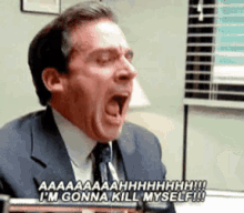 The Office Laughing GIF - The Office Laughing Im Gonna Kill Myself GIFs