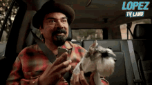 Listening To Phone GIF - Dogs George Lopez Stare GIFs
