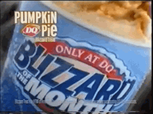 Dairy Queen Pumpkin Pie Blizzard GIF - Dairy Queen Pumpkin Pie Blizzard Dq GIFs