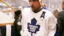 Wendel Clark Toronto Maple Leafs GIF - Wendel Clark Toronto Maple Leafs Warrior GIFs