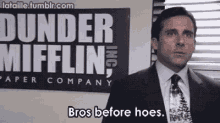Bros Before Hoes GIF - Bro Michaelscott Theoffice GIFs