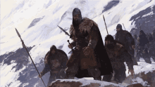 bannerlord animation bannerlord mount and balde ready snow