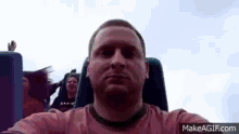 Straight Face Not Funny GIF - Straight Face Not Funny Rollercoaster GIFs