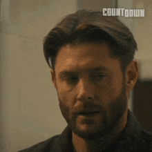 a man with a beard says okay in a countdown ad