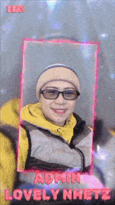 a picture of admin lovely nhetz with a pink frame