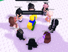 a group of girls are playing a game and one of them is named banotol