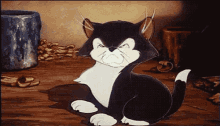Cat Nope GIF - Cartoon Black Cat GIFs