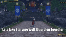 Starving Wolf Ibuprofen GIF - Starving Wolf Ibuprofen Lets Take Ibuprofen GIFs