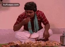 Kalyana Saappadu.Gif GIF - Kalyana Saappadu Eating Ramarajan GIFs