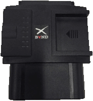 a black device that says bvnd on the front
