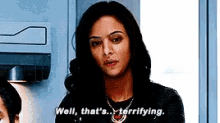 Well Thats Terrifying Legends Of Tomorrow GIF - Well Thats Terrifying Legends Of Tomorrow Zari Tomaz GIFs
