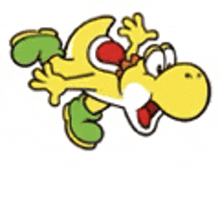 Yoshi Mario Party GIF