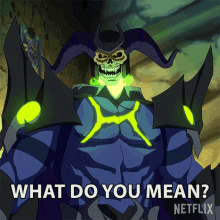 What Do You Mean Skeletor GIF - What Do You Mean Skeletor Masters Of The Universe Revelation GIFs