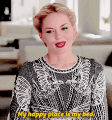 Emma Swan My Happy Place Is My Bed GIF - Emma Swan My Happy Place Is My Bed My Bed GIFs