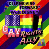 a poster that says keep moving forward walt disney