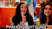 Girl Scout GIF - Peace Out Girl Scout Good Bye GIFs