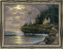 Rain Lighthouse GIF - Rain Lighthouse Shore GIFs