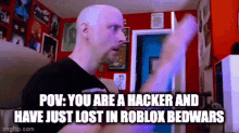 Hacker Bedwars Roblox Meme GIF - Hacker Bedwars Roblox Meme Roblox Bedwars GIFs