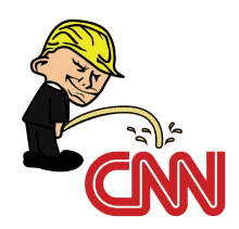 Cnn Fake News Trump Fake News GIF - Cnn Fake News Trump Fake News Trump Peeing On Cnn Logo GIFs