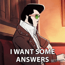 I Want Some Answers Agent Elvis Presley GIF - I Want Some Answers Agent Elvis Presley Matthew Mcconaughey GIFs