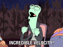 Incredible Velocity Fillmore GIF - Incredible Velocity Fillmore Smiling Friends GIFs
