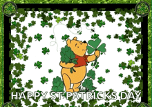 St Patricks Day Winnie The Pooh GIF