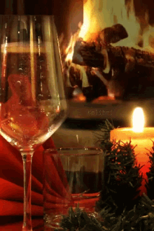 Wine Candle GIF - Wine Candle GIFs