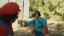 Throwing A Punch Mario GIF - Throwing A Punch Mario Steve GIFs