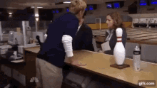 The Office Pam Ryan GIF - The Office Pam Ryan Bowling Shoes GIFs