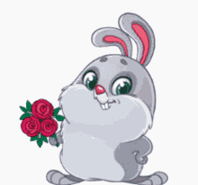 Bunny Rabbit GIF - Bunny Rabbit Flowers GIFs