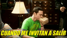 Sheldon Respirando En Bolsa De Plastico GIF