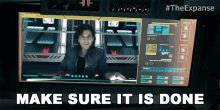 Make Sure It Is Done Marco Inaros GIF - Make Sure It Is Done Marco Inaros Keon Alexander GIFs