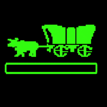 a green wagon is pulled by a dog and says you have listened to rfk jr