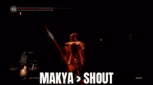 Makya Shout GIF - Makya Shout Dark Souls GIFs