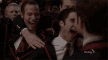 Glee Victory GIF - Glee Victory Hug GIFs