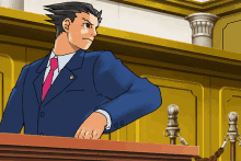 Phoenix Wright Ace Attorney GIF - Phoenix Wright Ace Attorney Rejected GIFs
