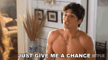 Just Give Me A Chance Marco Pena GIF - Just Give Me A Chance Marco Pena The Kissing Booth3 GIFs