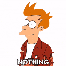 nothing philip j fry futurama nothing at all its nothing
