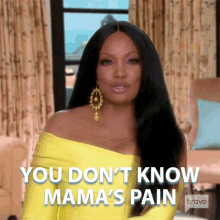 you dont know mamas pain garcelle beauvais real housewives of beverly hills no idea you dont know