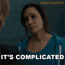 Its Complicated Franky Doyle GIF - Its Complicated Franky Doyle Wentworth GIFs