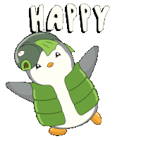Happy Happiness Sticker - Happy Happiness Penguin Stickers