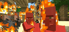 Curly Fire GIF - Curly Fire Minecraft GIFs