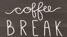 Coffee Break Cursive GIF