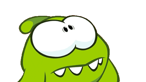 Angry Om Nom Sticker - Angry Om Nom Cut The Rope Stickers