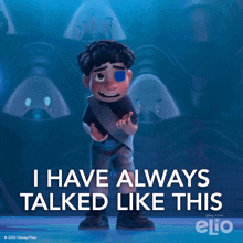 I Have Always Talked Like This Elio GIF - I Have Always Talked Like This Elio Yonas Kibreab GIFs