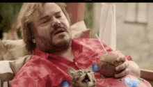 Lil Bub Hanging Out GIF - Lil Bub Hanging Out Jack Black GIFs